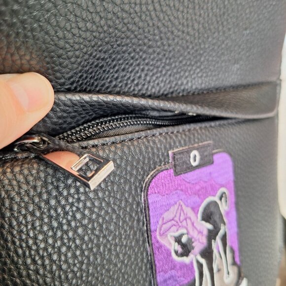 Mini Fashion Backpack Detachable Bat Angel Wing The Fool Tarot Card Cat Festival - Picture 9 of 13